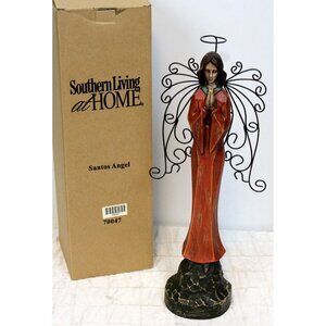 Southern Living Santos Angel Figure New 70047 Stature Holiday Metal Praying Tall